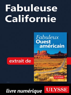 cover image of Fabuleuse Californie